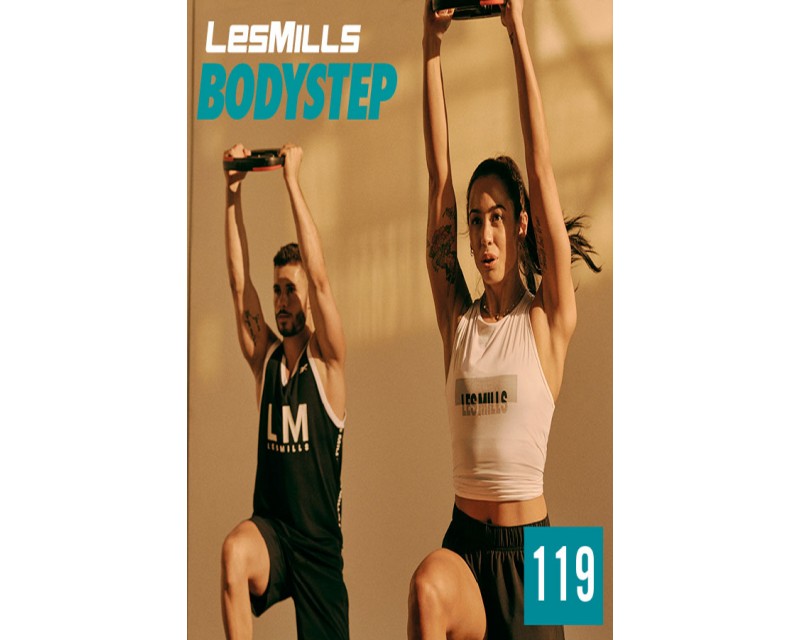 [Hot Sale]LesMills Routines BODY STEP 119 New Release BS119 DVD, CD & Notes